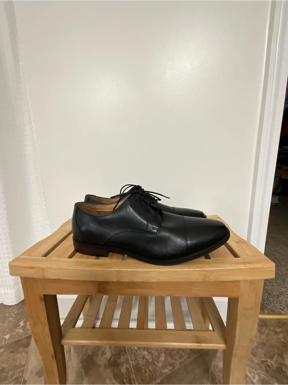 Florsheim Matera Cap Toe Oxford Black Leather Dress Shoes Men’s 13 D 11840